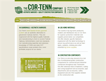 Tablet Screenshot of cor-ten.com